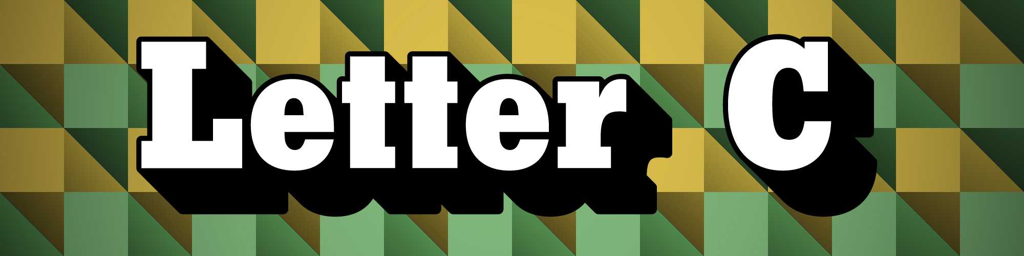 Слова "БУКВА C" с фоном, похожим на Wordle
