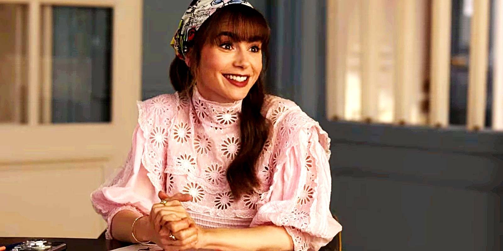 Лили Коллинз в роли Эмили в Emily in Paris, 3 сезон