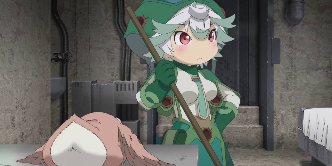 Made in Abyss Prushka thinking about the group coming to the Front