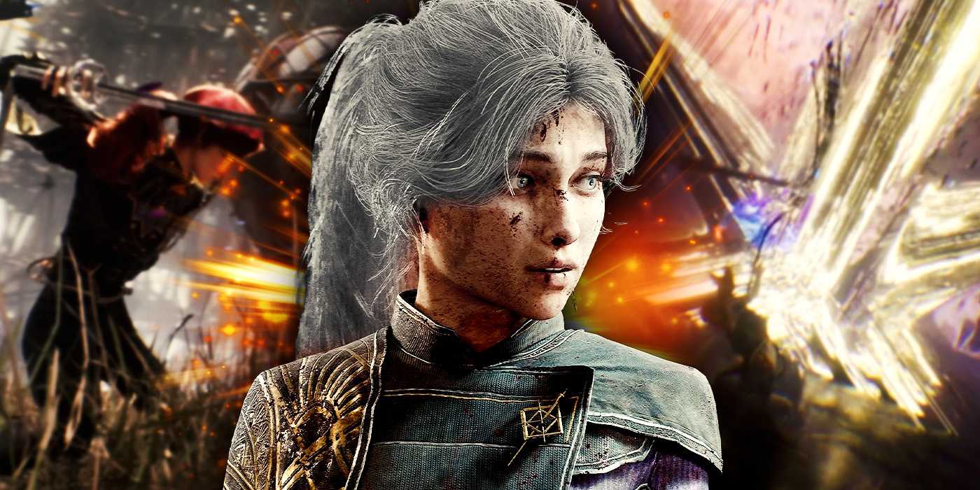 Маэль с белыми волосами