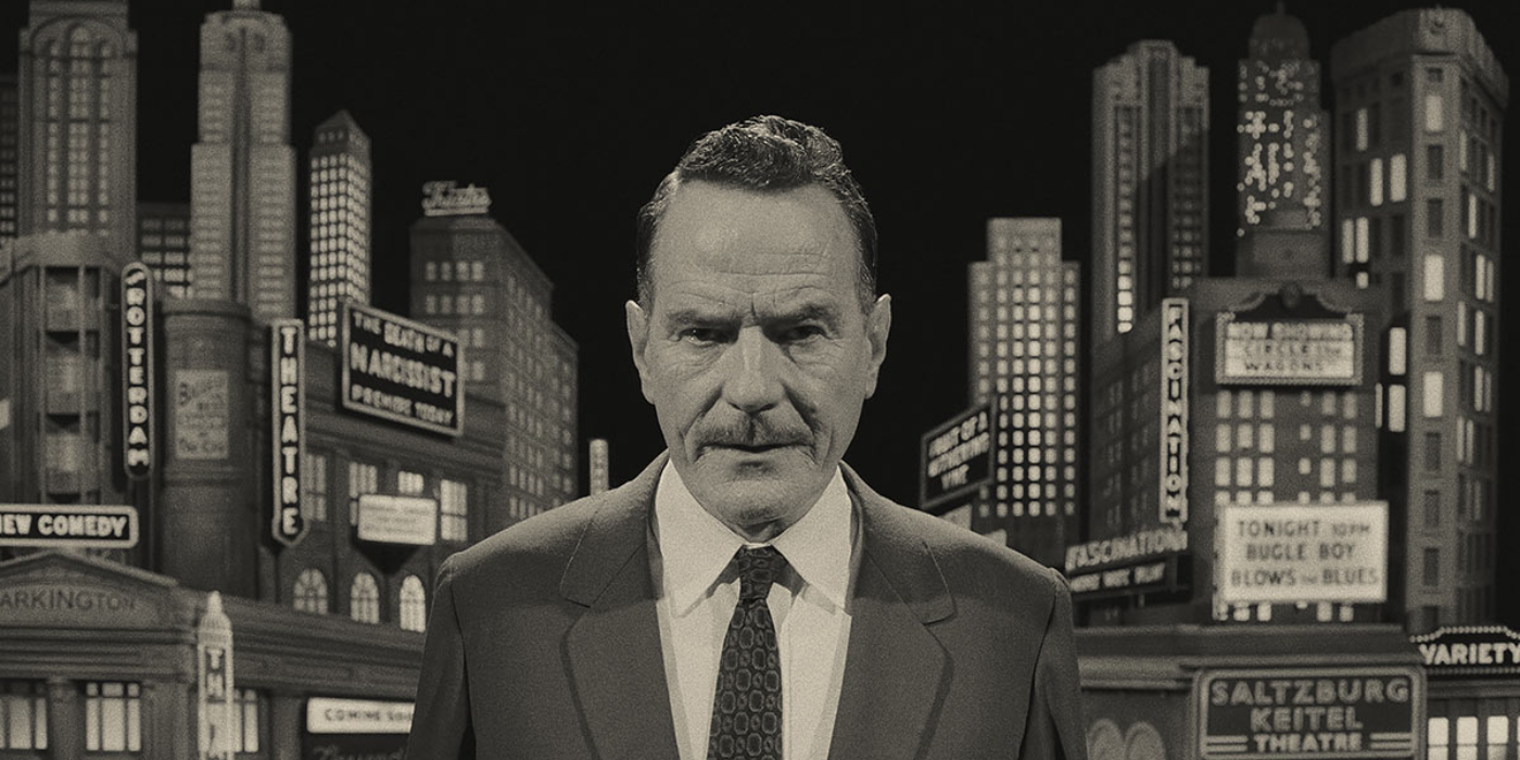 Брайан Кранстон ведет черно-белый документальный фильм в Астероид-Сити