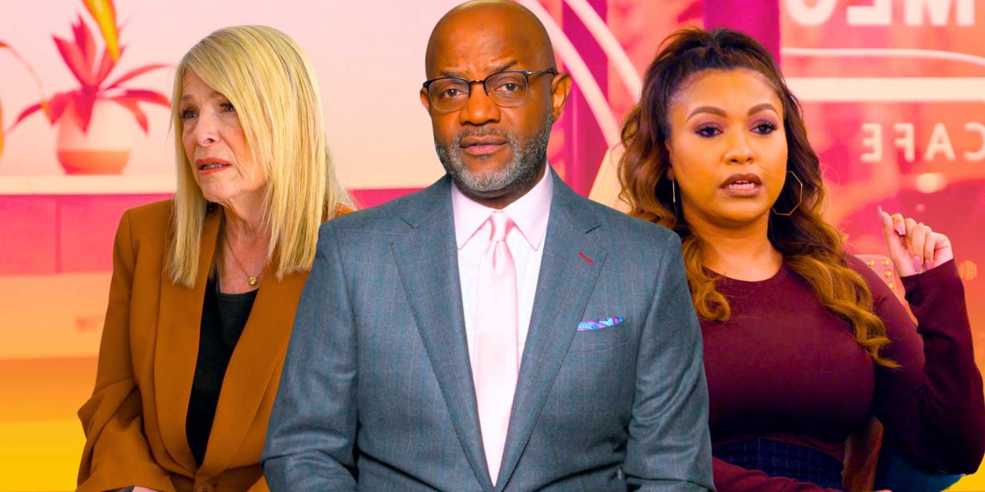 Эксперты *Married at First Sight*: доктор Пеппер, пастор Кал и доктор Пиа, в паре, выглядят обеспокоенными