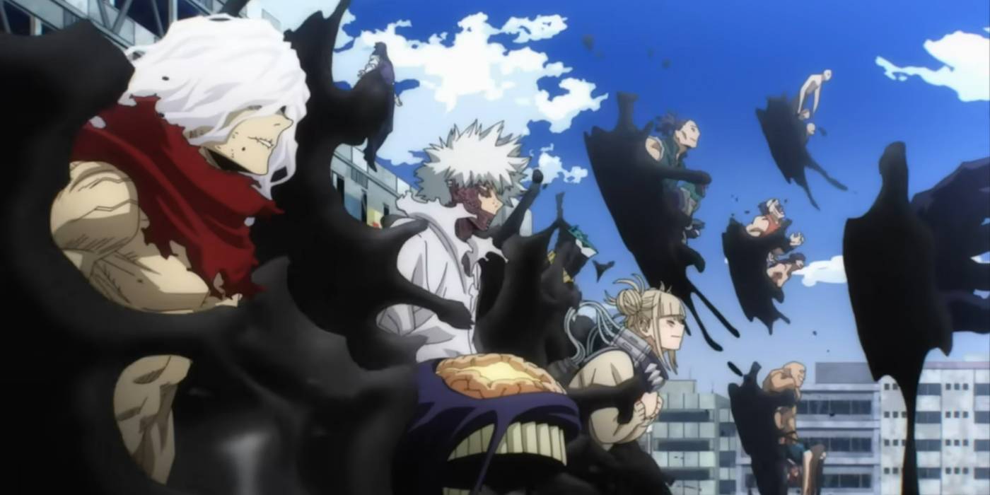 My Hero Academia: Злодеи перемещаются, используя "губчатую" телепортацию от All for One.