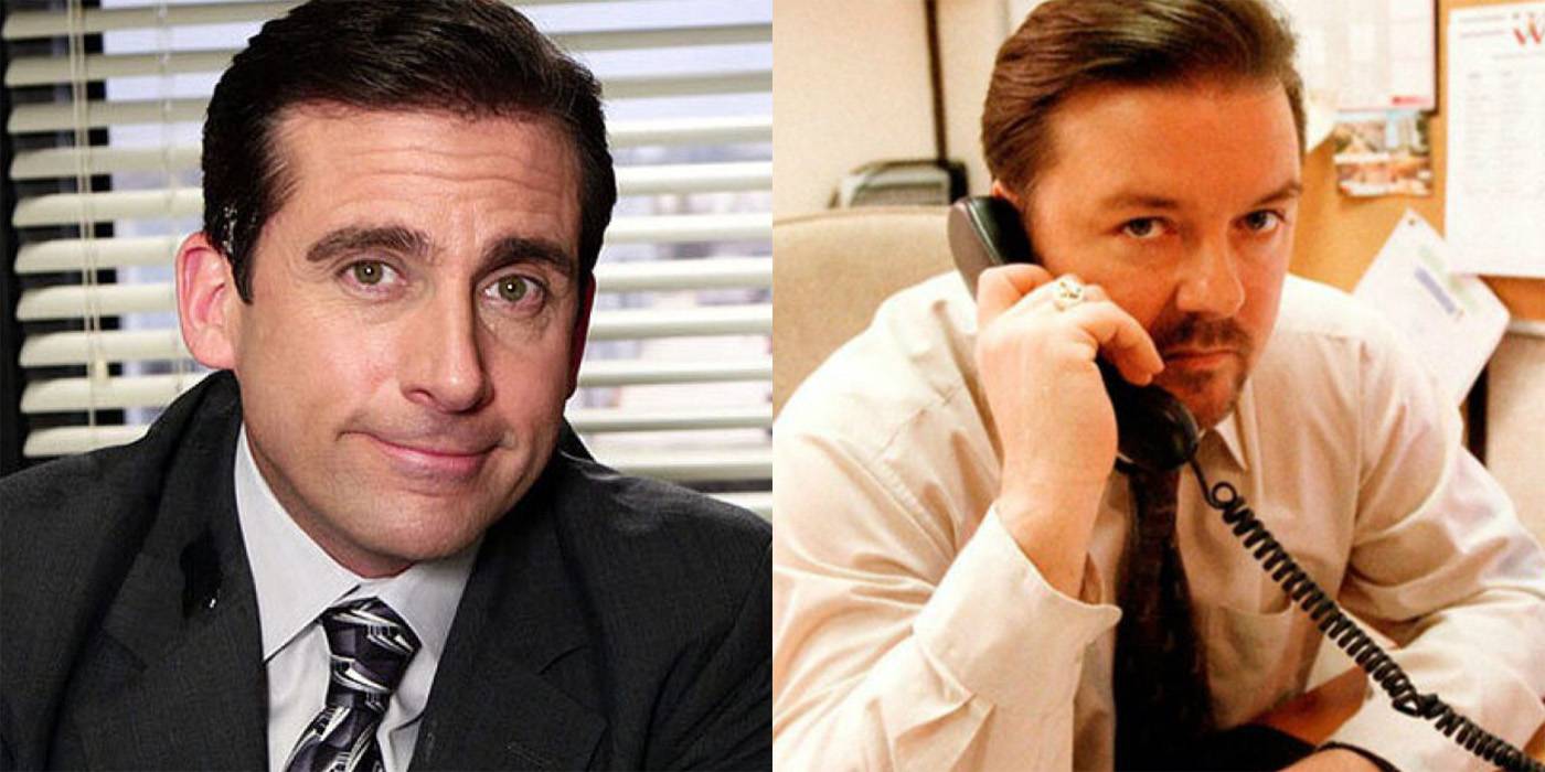 Майкл Скотт и Дэвид Брент в "Офисе"