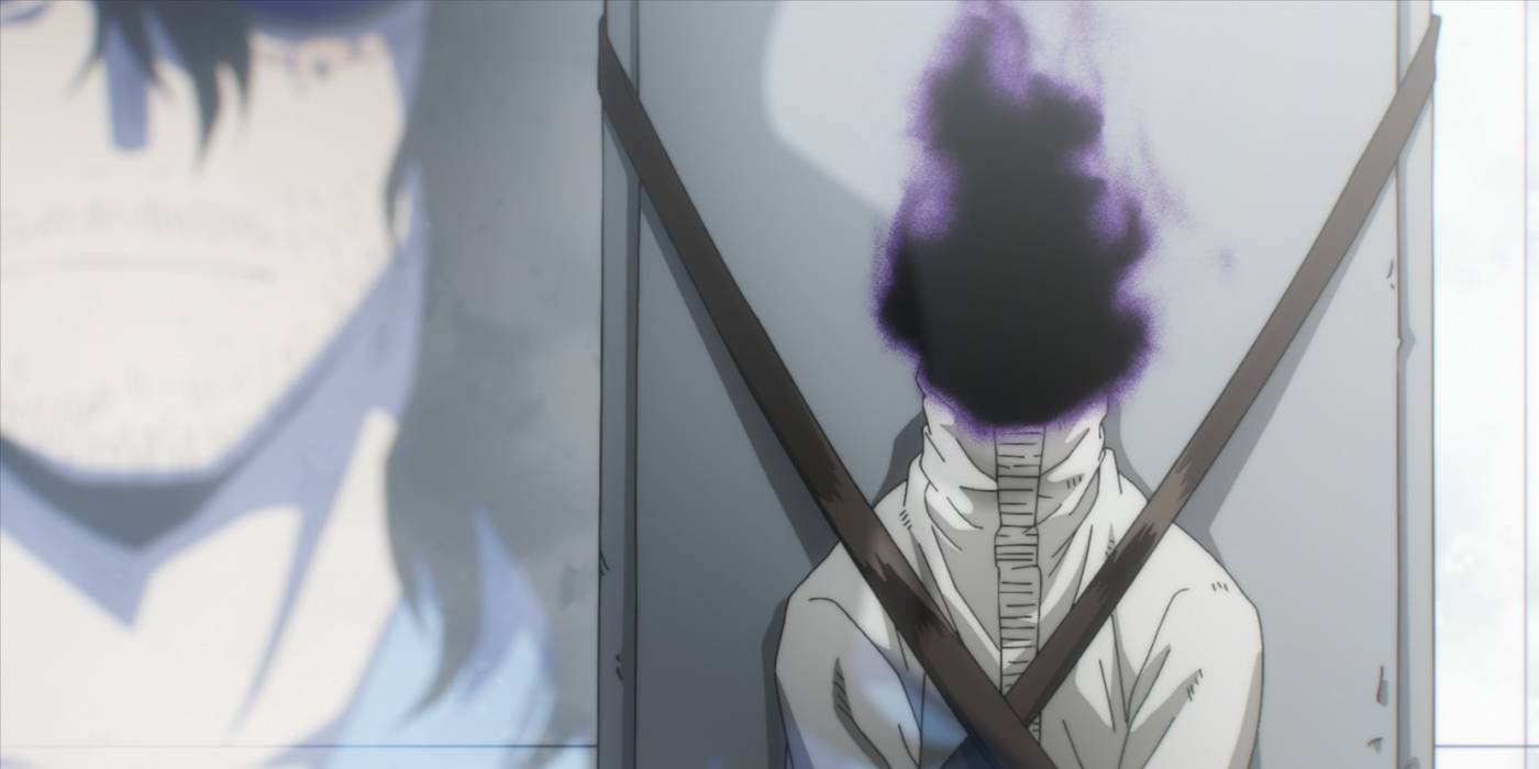 Моя геройская академия: Аизава смотрит на Курогири