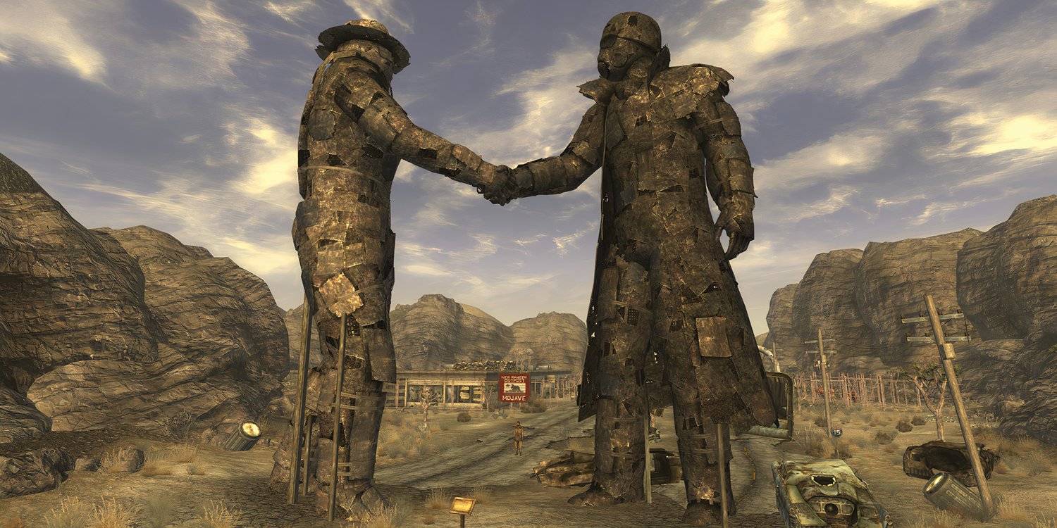 Статуя NCR и Desert Ranger в Fallout: New Vegas