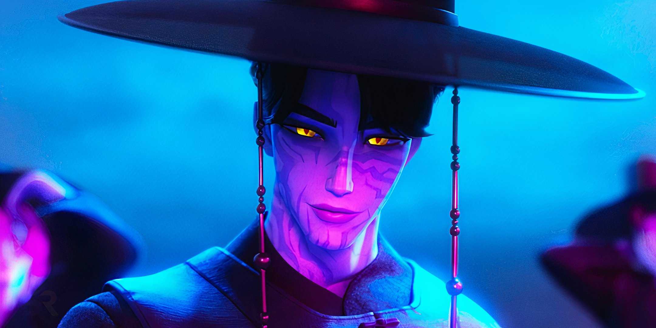 Персонаж, улыбающийся в Kpop Demon Hunters