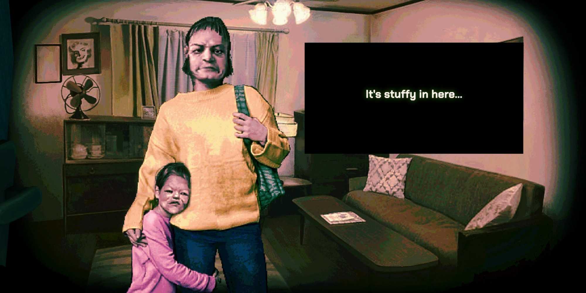 No, I'm Not A Human Mother and Child