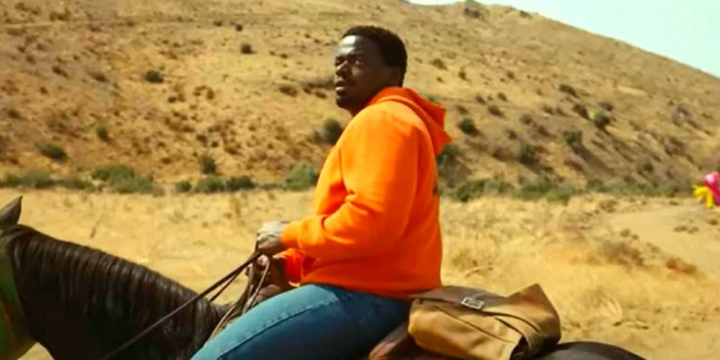 OJ ездит на лошади в Nope