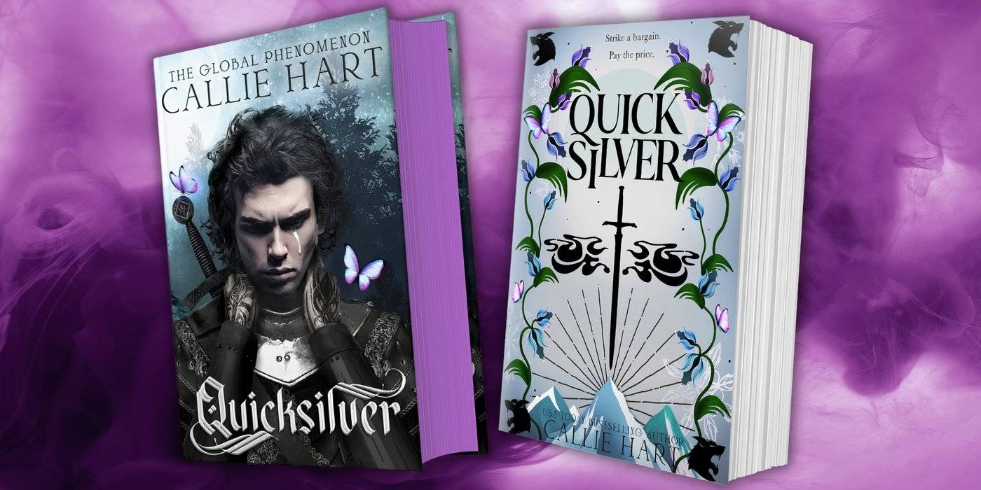 Обложки книг *Quicksilver* от Callie Hart