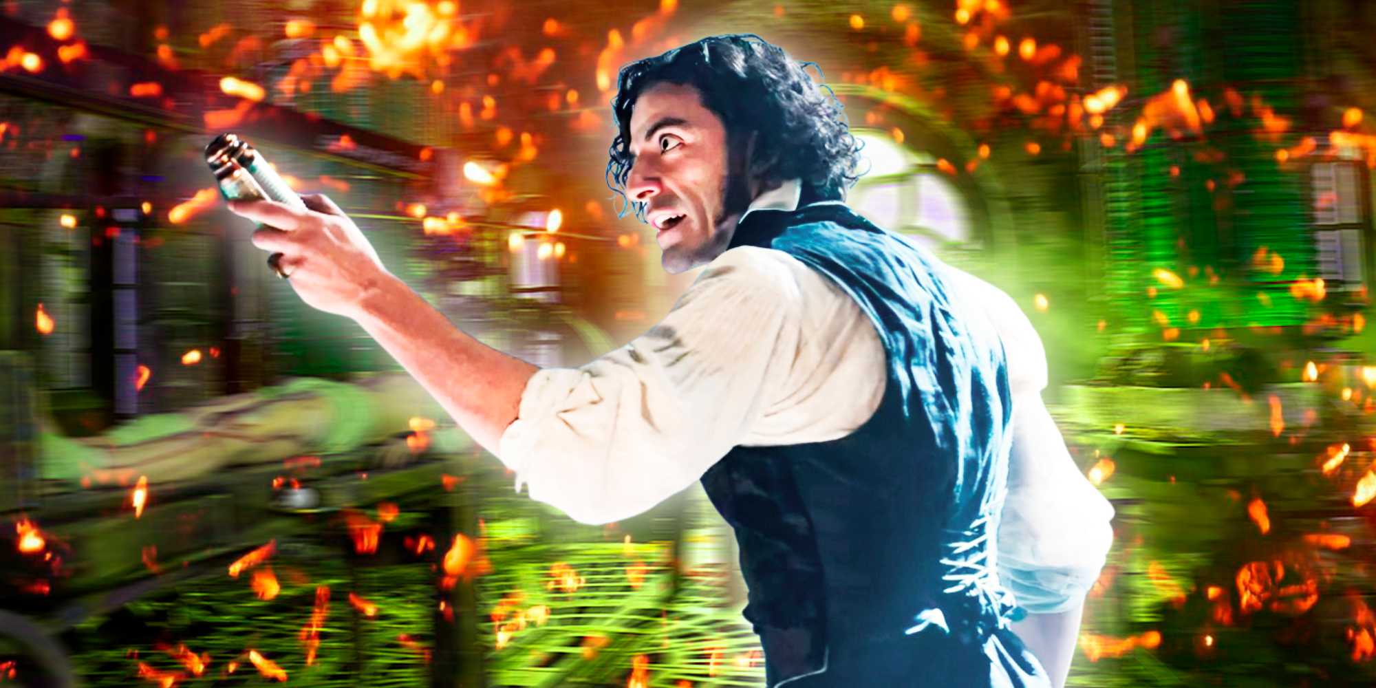 Оскар Айзек в роли Франкенштейна