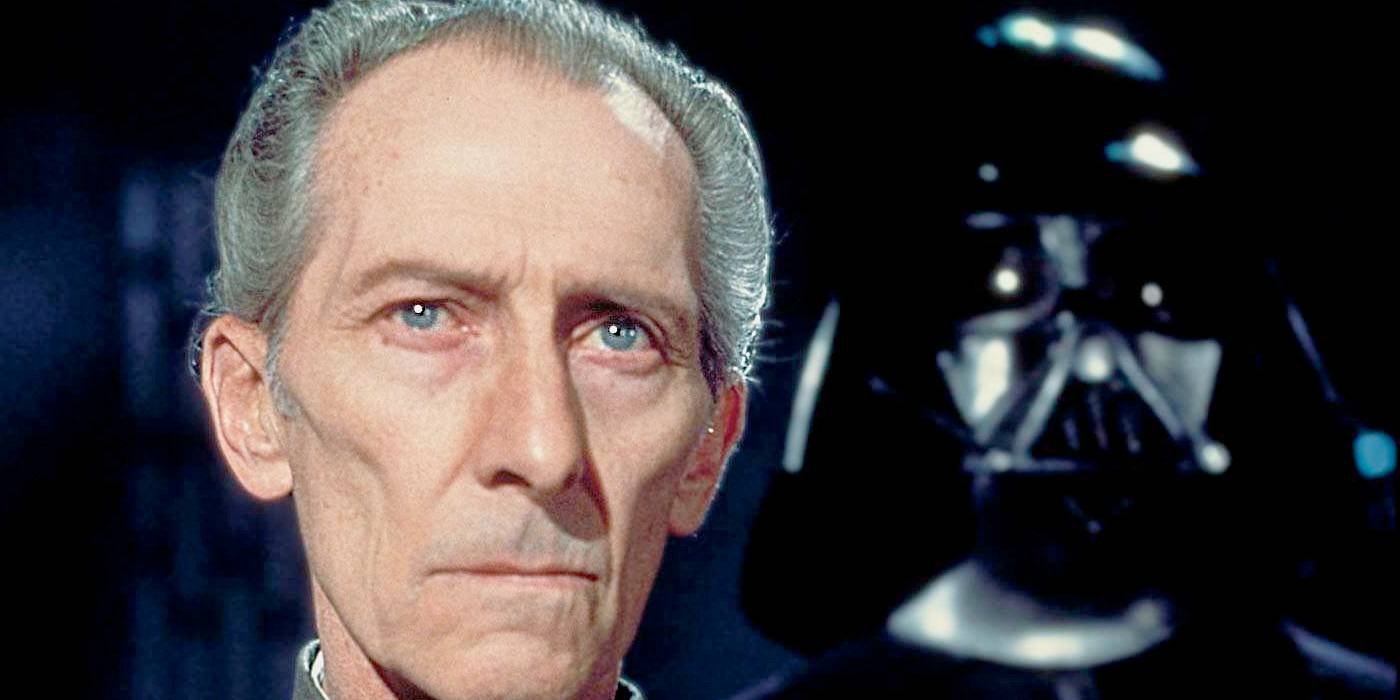 Петер Кьюшинг в роли Таркина в "Звездных войнах"