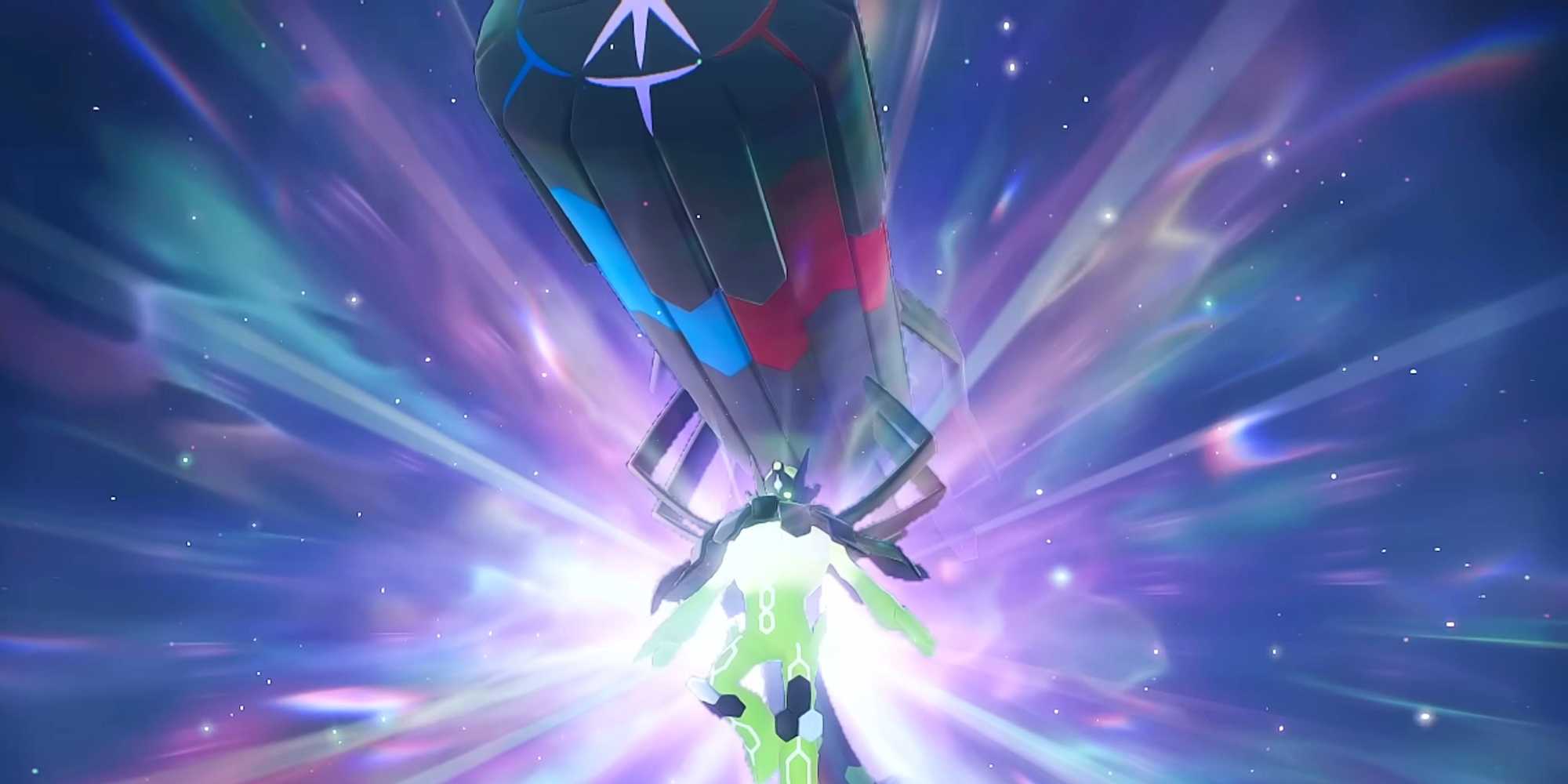 Mega Zygarde держит свою пушку в Pokemon Legends Z-A.