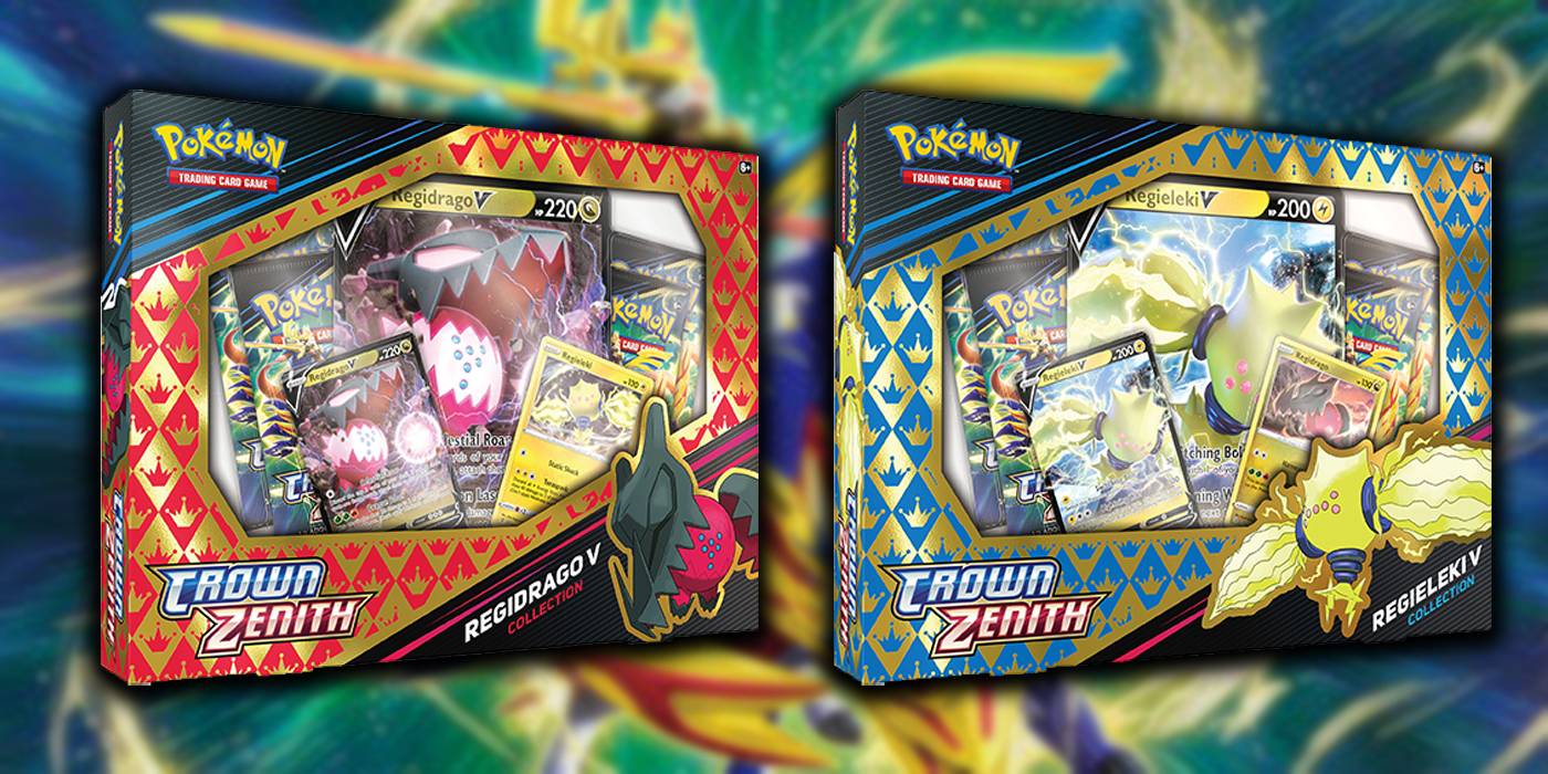 Pokemon TCG Crown Zenith Regidrago V Collection Regieleki V Collection Screenshot