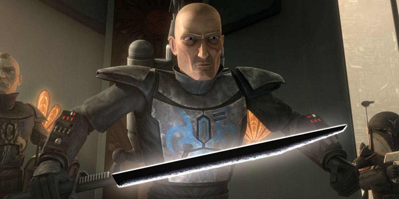 Пре Визсла с "Темным Мечом" в "Звездных войнах: Клоны".