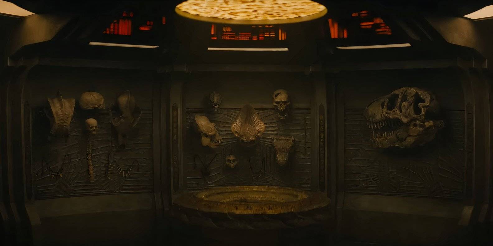 Комната трофеев в Predator: Badlands