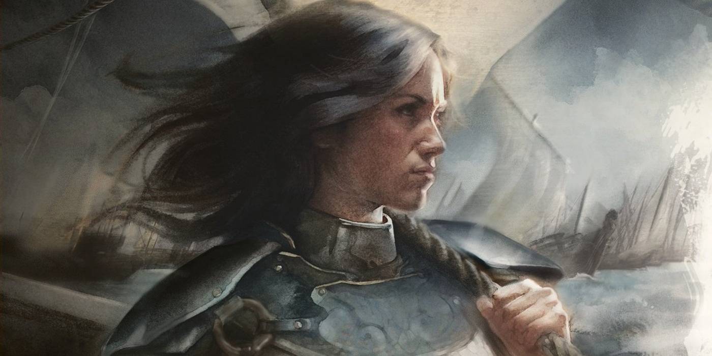 Рисунок принцессы Немеры на море в мире *A Song of Ice and Fire*