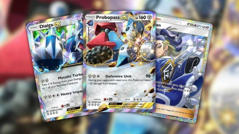 Я создал колоду на основе Probopass в Pokémon TCG Pocket и она просто неуязвима.