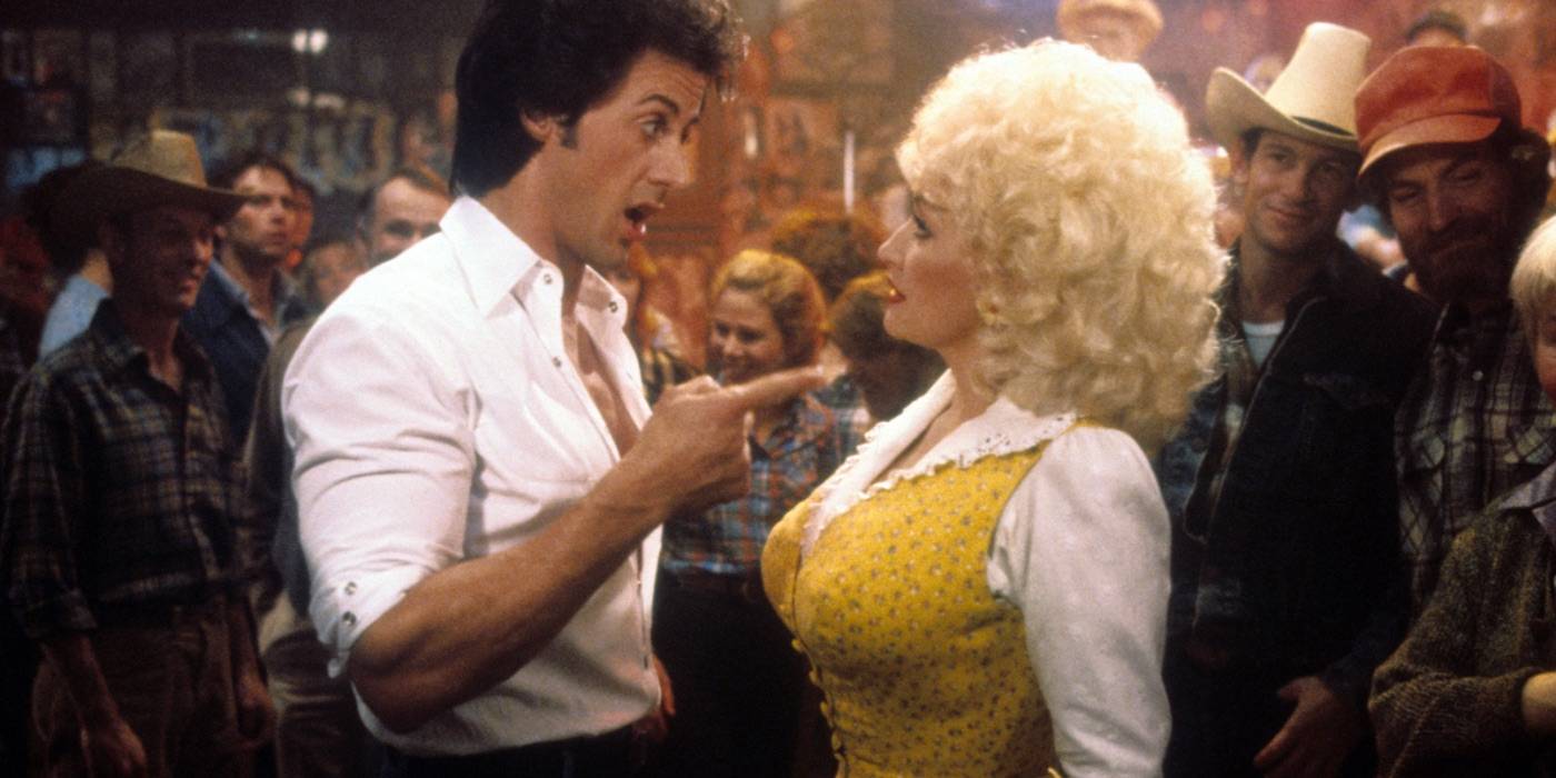 Долли Партон и Слайв Стоун спорят в фильме Rhinestone