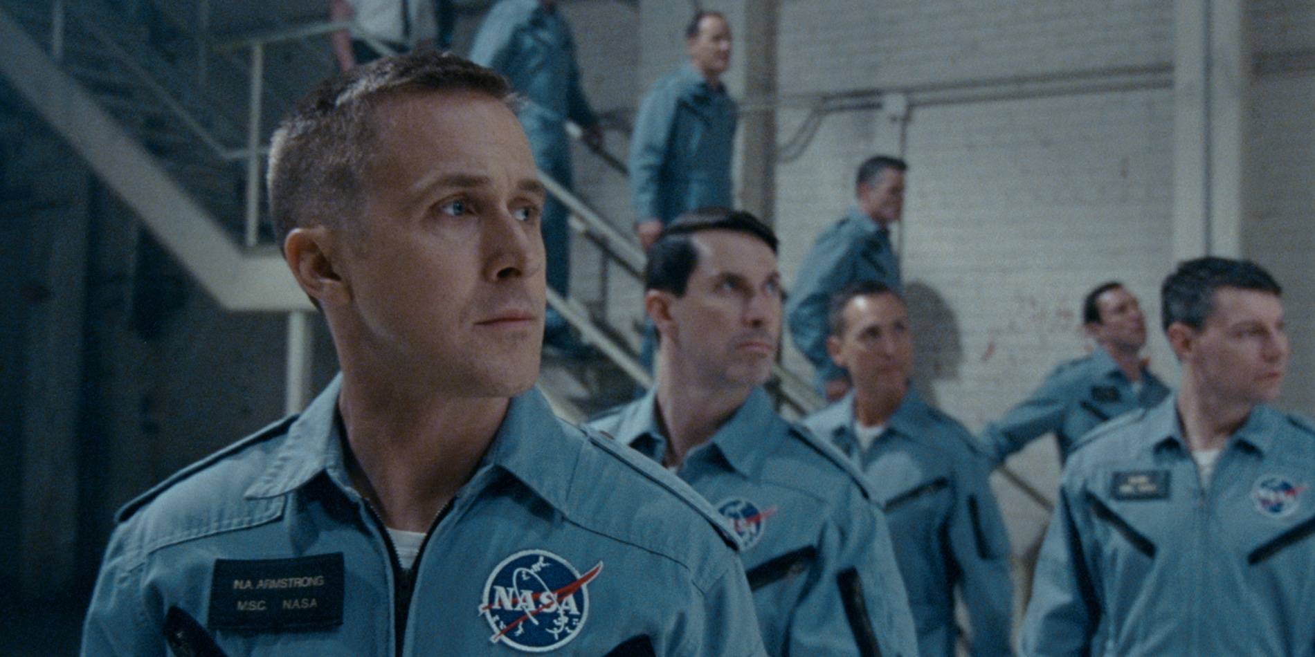 Райан Гослинг в роли Нила Армстронга в фильме "First Man"
