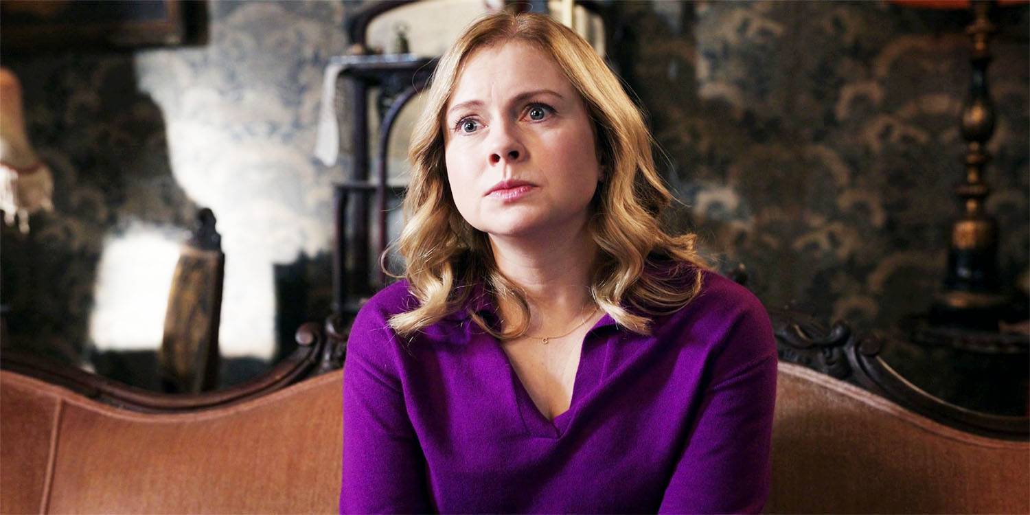 Саманта грустная в 4 сезоне "Призраков", разговаривая с терапевтом