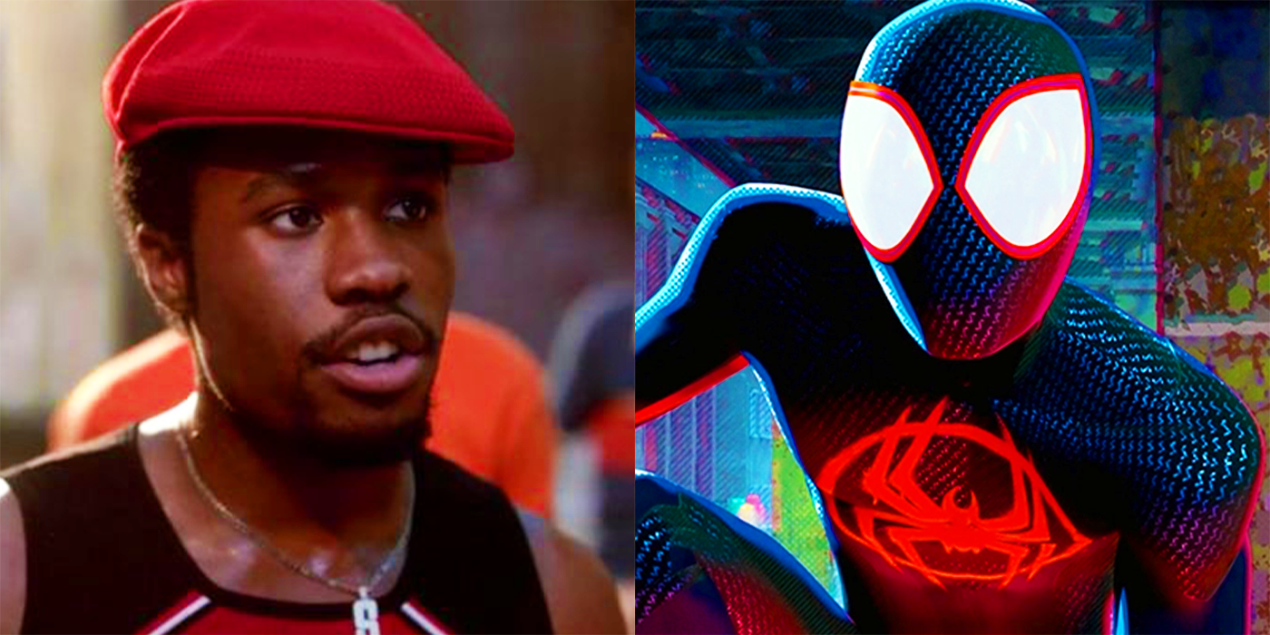 Шеймк Моор в роли Майлза Моралеса в "Пересекаясь со Spider-Verse"