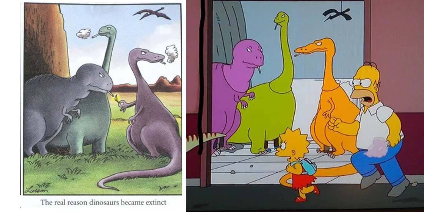 Simpsons Far Side Cameo