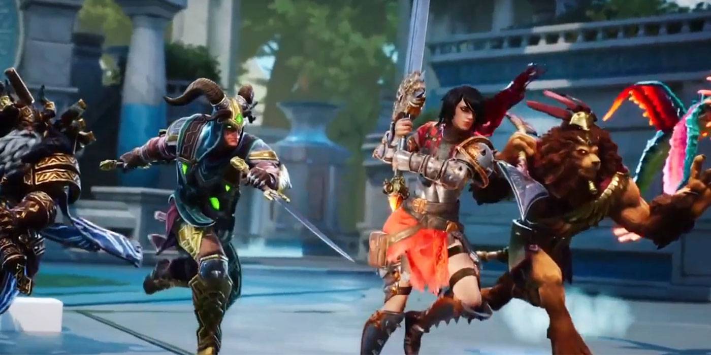 Локи, Беллона и Анхур бегут вместе.