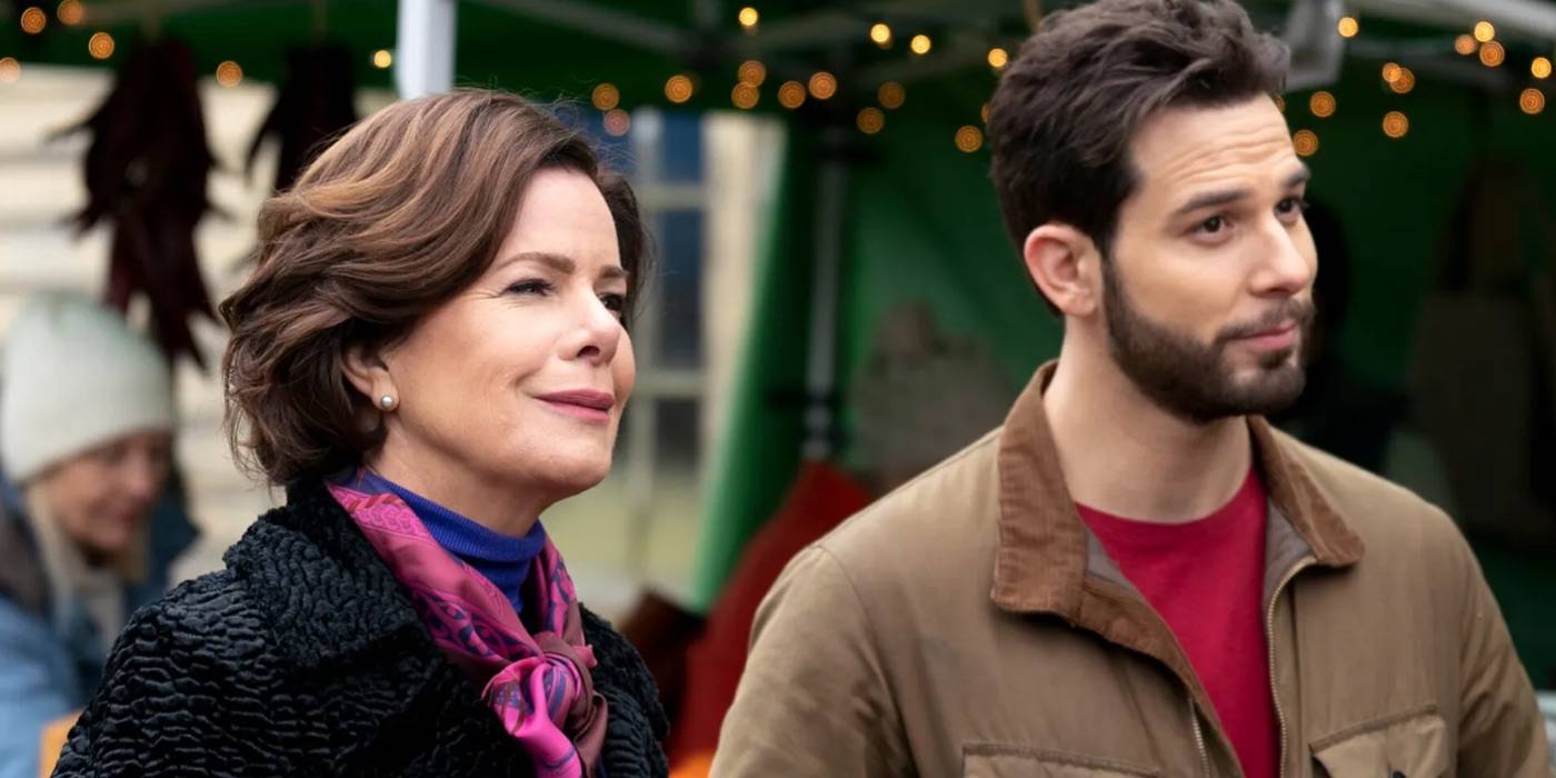 Мэгги и Тод смотрят в So Help Me Todd