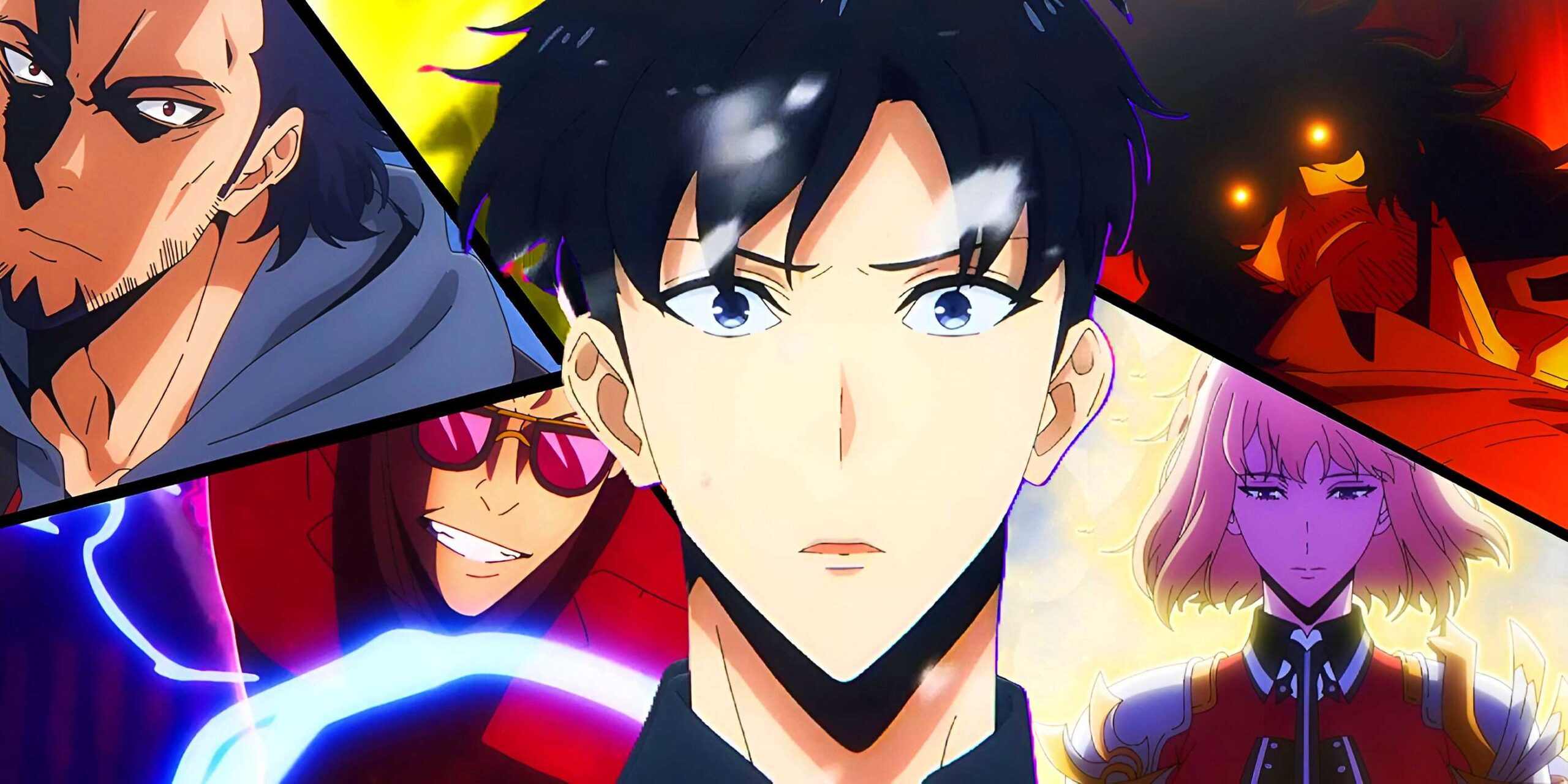 Изменения в аниме "Solo Leveling", манхва: Sung Jinwoo, Hwan Dongsoo, Sung Il Hwan, Cha Hae