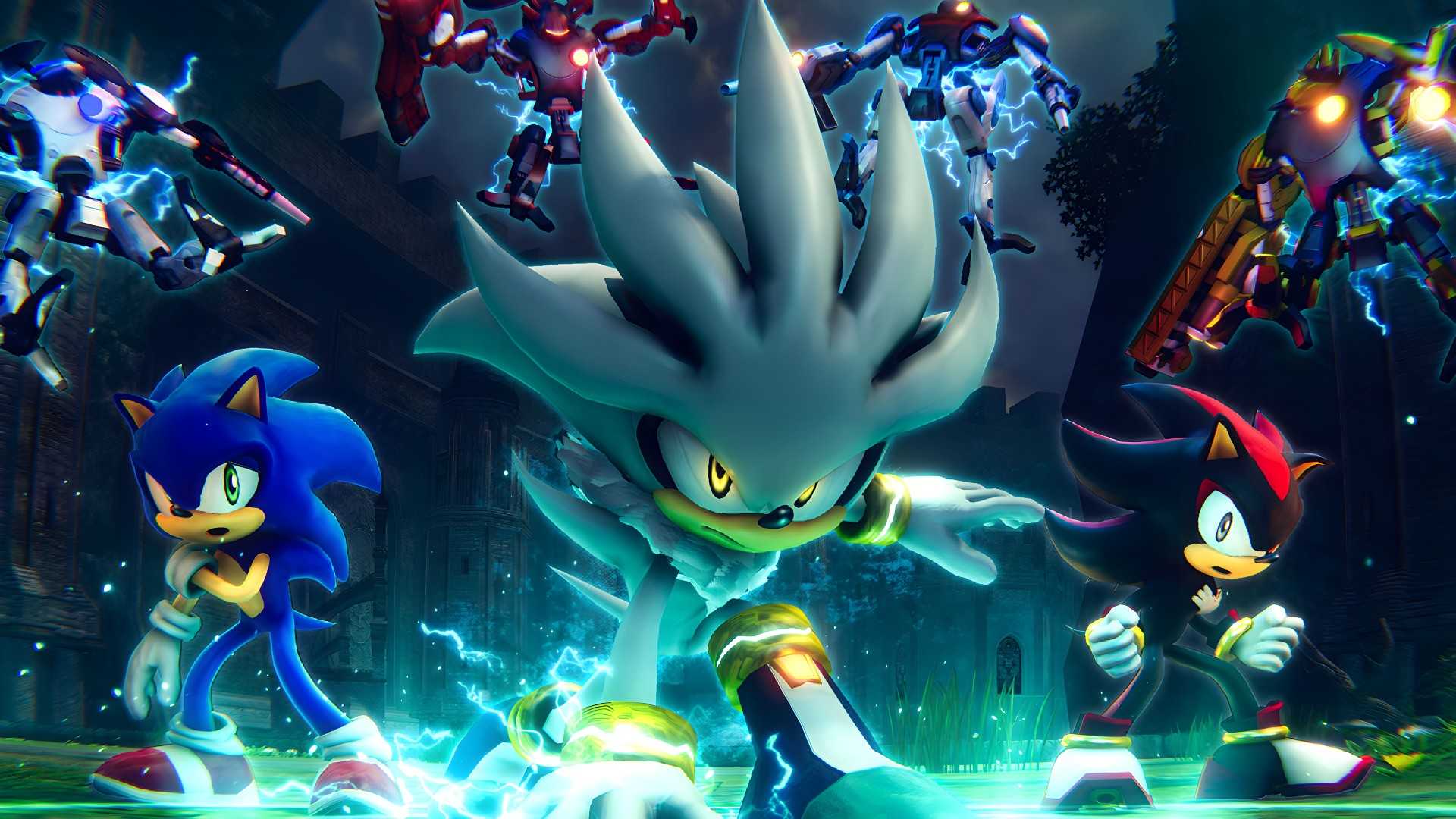 Sonic Silver and Shadow in Sonic 06