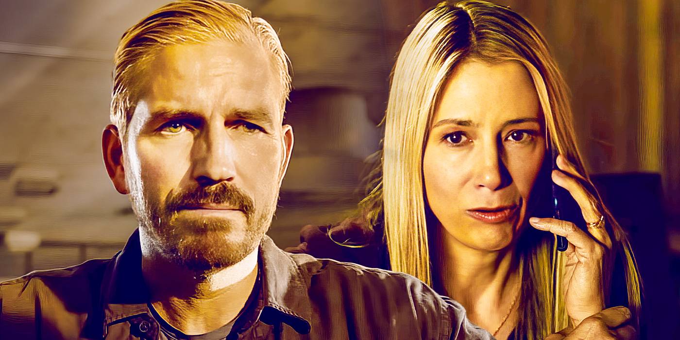 Джим Кавьель и Мира Сорвино в фильме "Звук свободы".