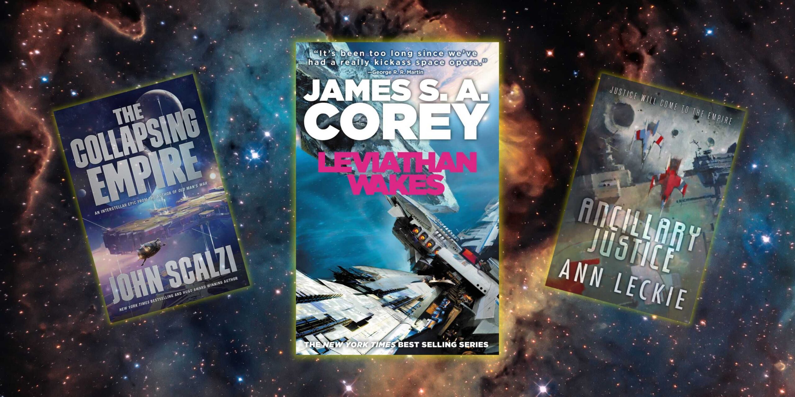 SR - Книги, похожие на "The Expanse", включая "The Collapsing Empire" Джона Скальзи и "Ancillary Justice" Энн Лекки