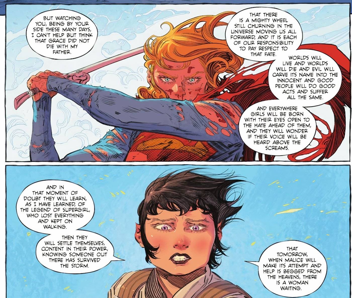 Supergirl Woman of Tomorrow #8 Ruthye and nickname explanation