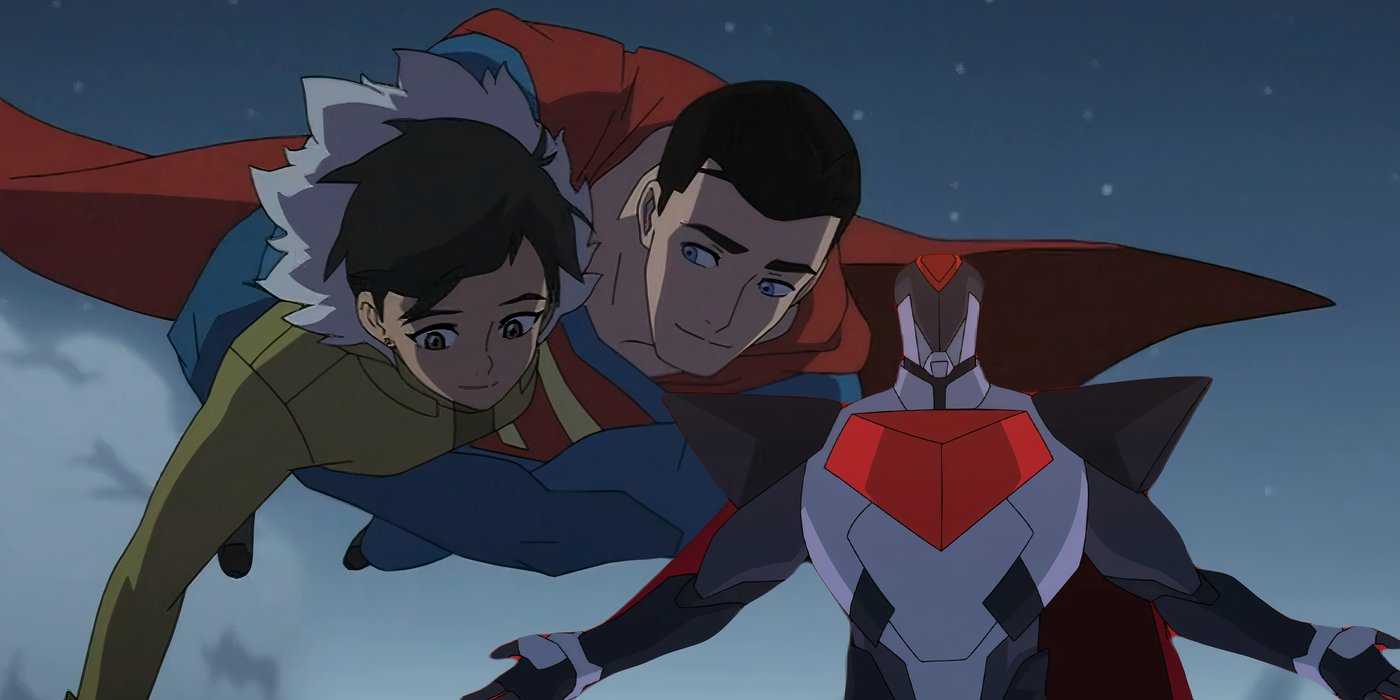 Superman and Lois with the kryptonian