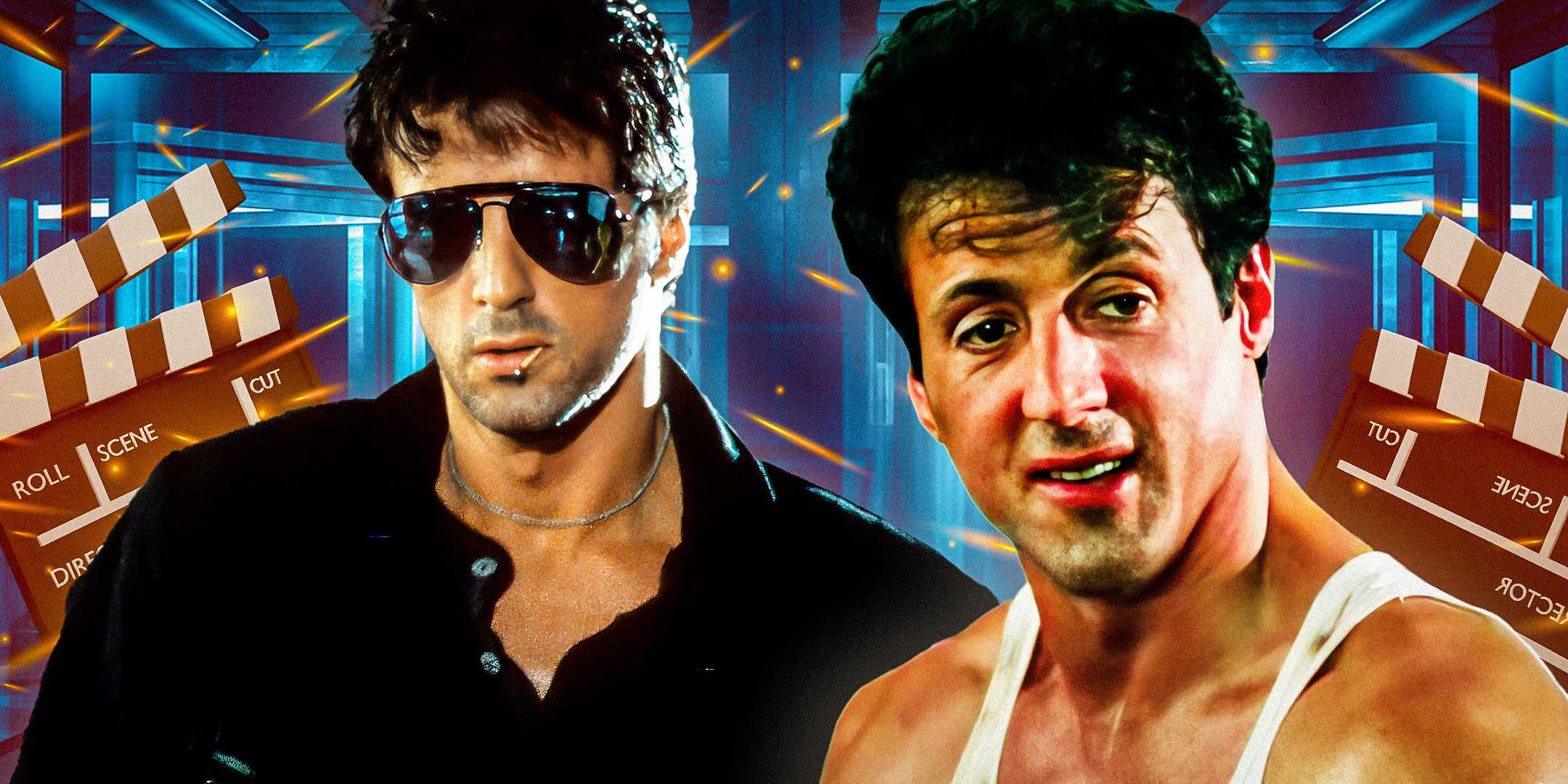 Слай Стоун в фильмах "Лок-Ап" и "Кобра