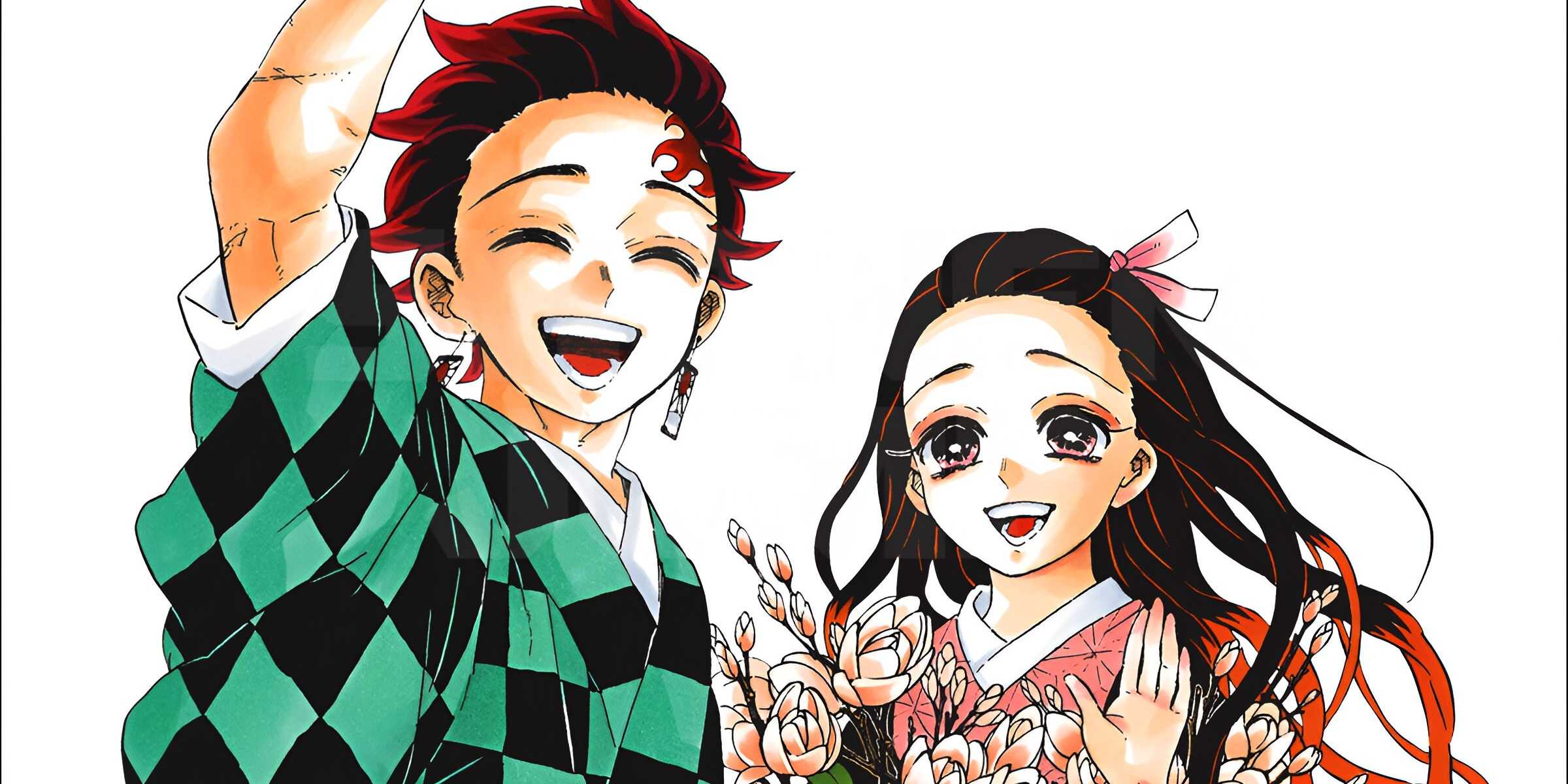 Тандзиро и Незуко Камадо из "Demon Slayer"