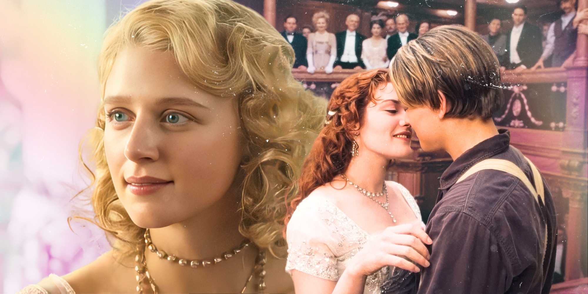 Джулия Шлаэфер в роли Александры в "1923" и Джека и Роуз из "Титаника"