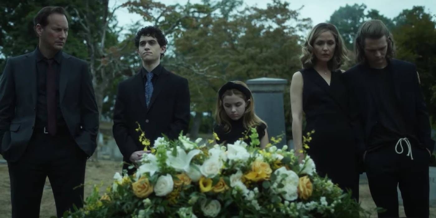 Актеры Insidious 5 на кладбище