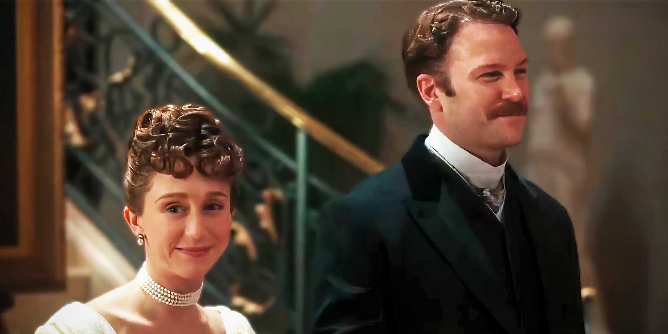 Глэдис, изображающая счастье с Герцогом Бакминстером