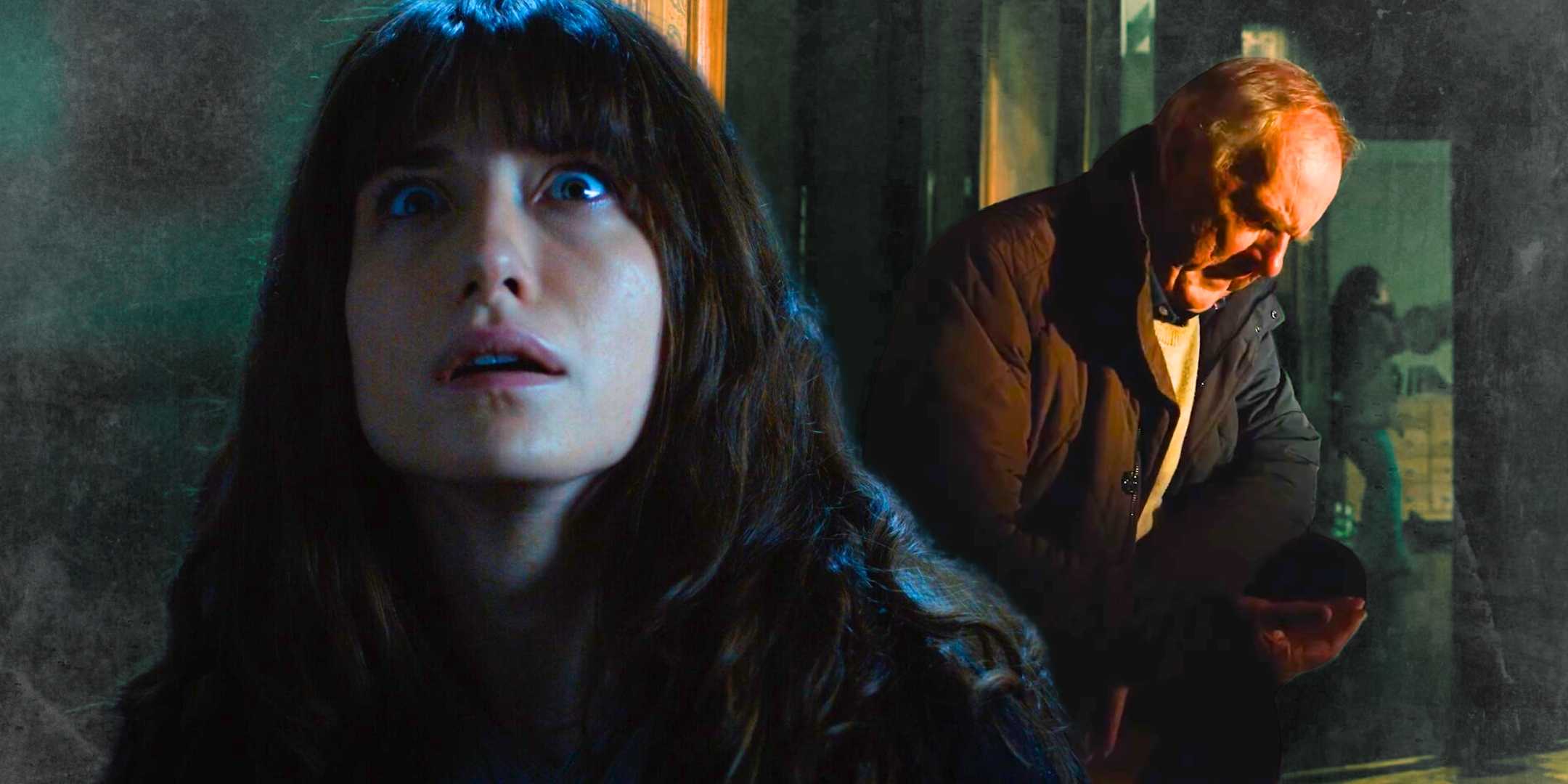 Константина Мантелос в роли Миранды и Питер Макнейл в роли Сэма в "The Kilgrin"