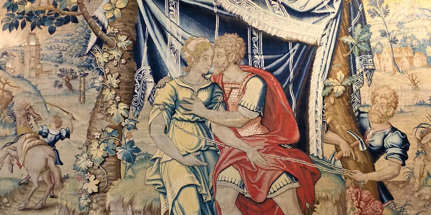 Одиссей и Пенелопа сидят вместе в "Одиссее"