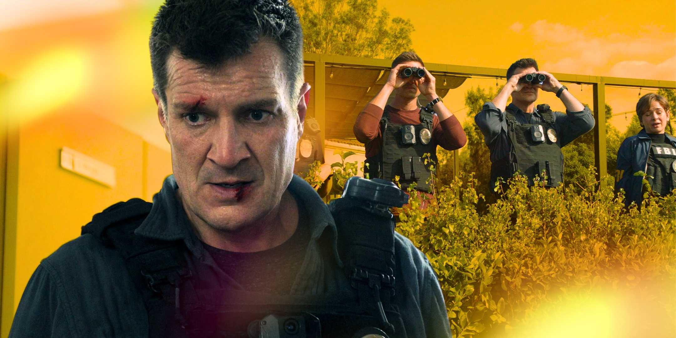 Нэтан Филлон в роли Джона Нолана в 7-м сезоне "The Rookie", 14-й эпизод