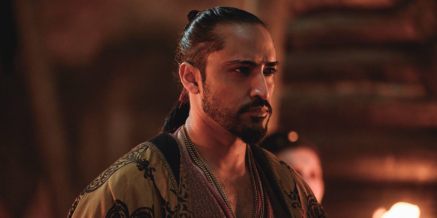 Вильгефорц, серьезно смотрящий в "Ведьмак"