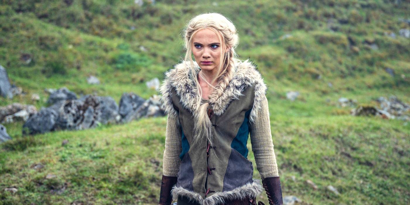 Принцесса Цири, готовящаяся к бою в "Ведьмак"