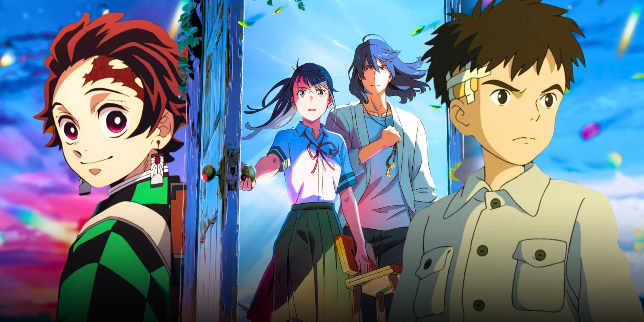 Демон Слейер, "Mugen Train", "Your Name", и "The Boy and The Heron" - кастомное изображение от Diana Acuña