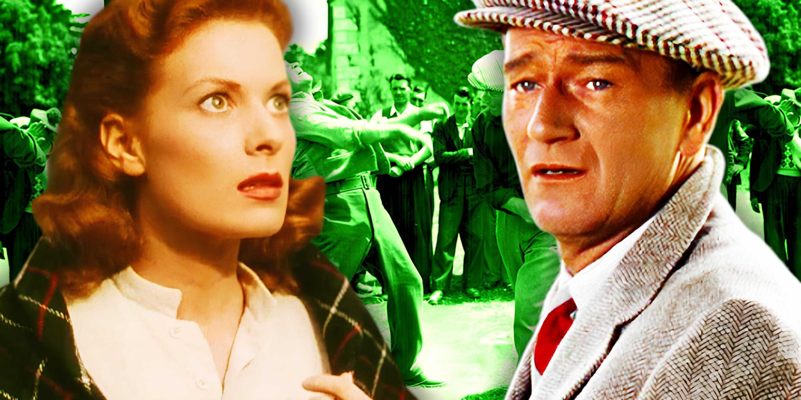 Этот потрясающий поединок на кулаках Джона Уэйна длился 9 минут