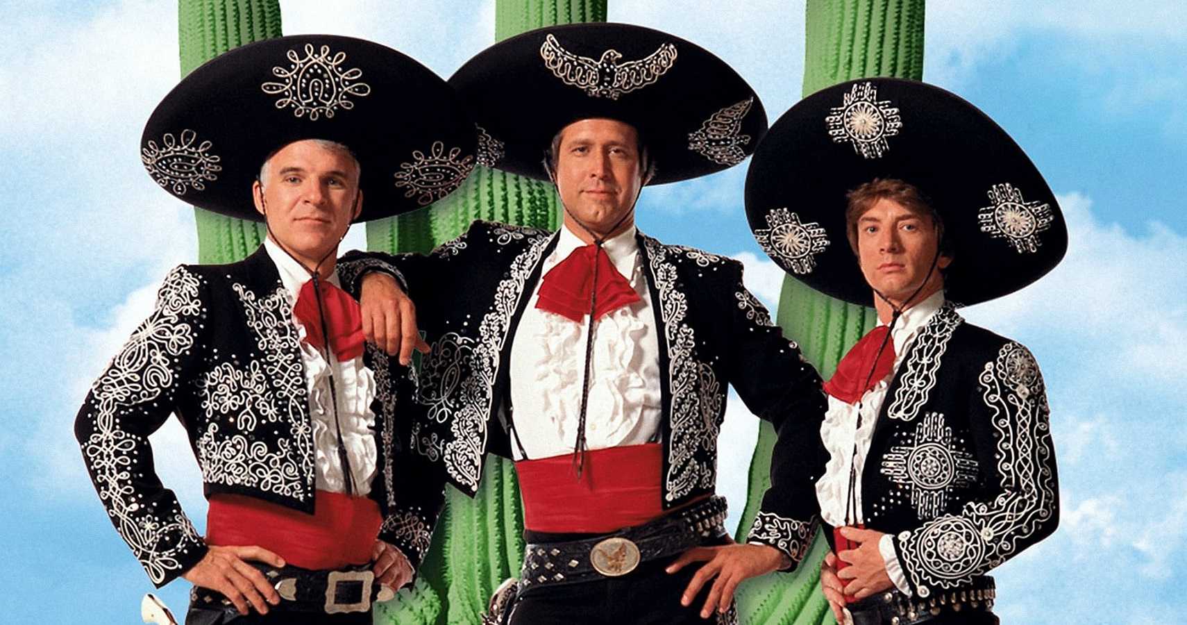 Чеви Час, Стив Мартин и Мартин Шорт в Three Amigos