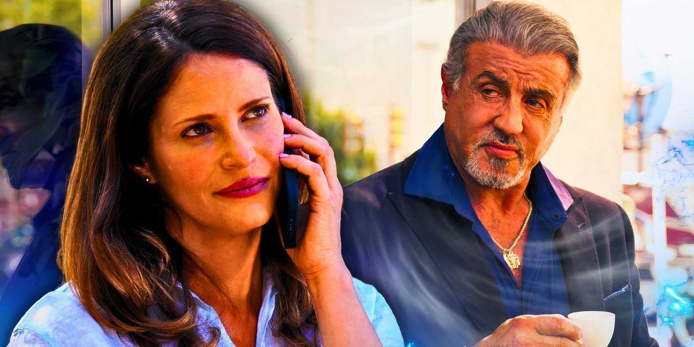 Стейси Бийл (Эндреа Сэдж) и Двайт Манфреди (Стивен Стэллоун) в *Tulsa King*