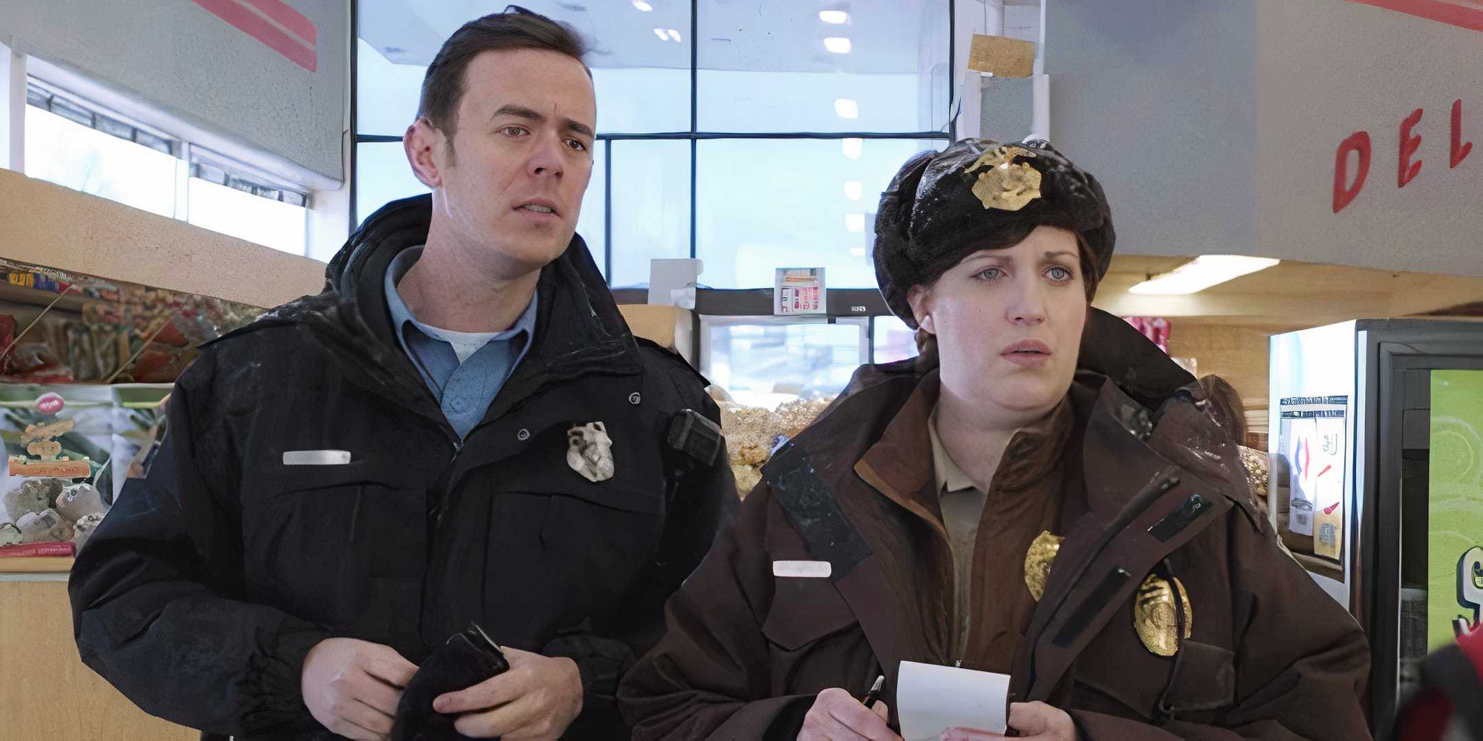 Колин Хэнкс и Эллисон Толма в 1 сезоне Fargo